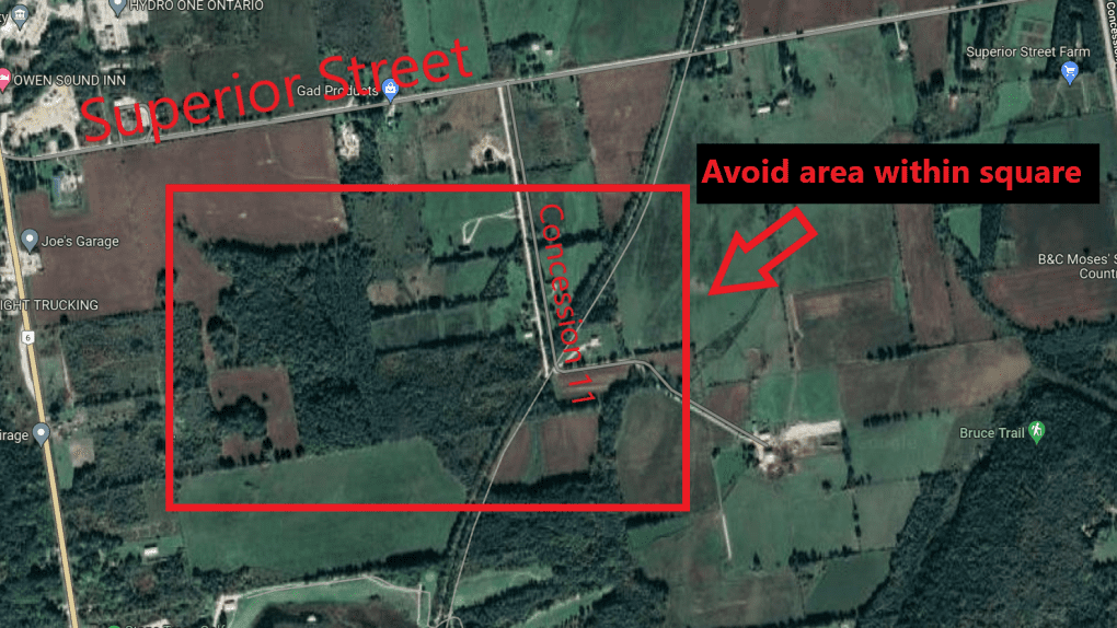 Map 31 - Sydenham - Temporary Closure near Owen Sound - LIFTED
